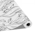 VEVOR Tapete selbstklebend, 45 cm x 10 m, Wandtapete, wei_e Klebefolie mit
