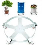 VEVOR Fassroller 250L Transportroller Kohlenstoffstahl Rollbrett...