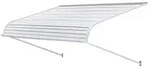 VEVOR Fenstermarkise 152,4x106,6x51 cm, T&uuml;rvordach, leichte & stabile