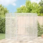 vidaXL Vogelvoliere Anthrazit 209x202x214 cm Stahl