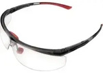 Schutzbrille Adaptec EN 166-1FT B&uuml;gel schwarz/rot,Scheibe klar HONEYWELL