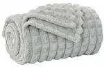 vidaXL &Uuml;berwurfdecke Grau 200 x 150 cm Fleece