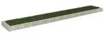 vidaXL Gabionen-Hochbeet Verzinkter Stahl 600x100x20 cm
