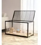 VEVOR Hamsterk&auml;fig, 360&deg;-Sicht, transparenter Hamsterlebensraum, Kleintierk&auml;fig,