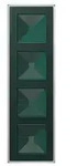 Jung Glasrahmen 4fach AV 584 GLM SG