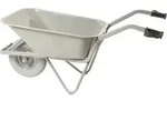 Schubkarre Easy Rider 80l polymeres Rad 18,7kg Stahlfelge m.Kugell.MATADOR