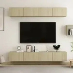 vidaXL TV-Schr&auml;nke 4 Stk. Sonoma-Eiche 100x30x30 cm Holzwerkstoff