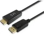 Equip DisplayPort->HDMI 4K/ 30Hz St/St 3.00m sw Polybeutel Multimedia-Technik