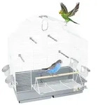 Vogelk&auml;fig Wellensittich Gro&szlig;sittich Papagei K&auml;fig vorne Freisitz offen...