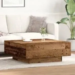 vidaXL Couchtisch Altholz 80x80x31 cm Holzwerkstoff
