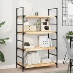 vidaXL Schweberegal 60x40x4 cm Massivholz Akazie Unbehandelt