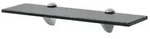 vidaXL Schweberegale 2 Stk. Glas 40x10 cm 8 mm
