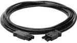 Kopp Verbindungsleitung kompatibel GST-Stecksystem St/Bu, 1,5mm2, 5m, schwarz Strom /