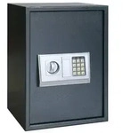 vidaXL Elektronischer Digitale Safe mit Regal Dunkelgrau 35x31x50 cm Stahl