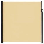 vidaXL Ausziehbares Seitenmarkise Sand 600 x 180 cm Polyester