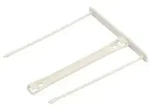 FELLOWES - Bankers Box Pro Clip - Clip-Befestigungsmechanismus - wei&szlig; (Packung mit