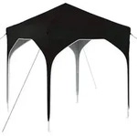 vidaXL Pop-up Partyzelt 194 x 194 x 245 cm Schwarz