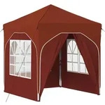 vidaXL Pop-up Partyzelt 192 x 192 x 245 cm Terrakotta