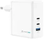 XLayer Powercharger 140W mit 2x USB Typ C & 1x USB Typ A wei&szlig;