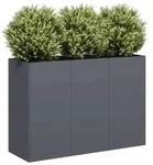 vidaXL Pflanzk&uuml;bel Anthrazit 120x40x80 cm Kaltgewalzter Stahl