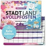 "Denkriesen - Stadt Land Vollpfosten&reg; - Baby Edition - "volle Windel Voraus." - A4"