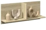 vidaXL Wandschrank 70x16,5x30 cm Sonoma Eiche Holzwerkstoff