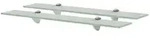 vidaXL Schweberegale 2 Stk. Glas 60x20 cm 8 mm