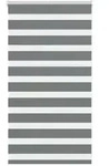 vidaXL Zebrarollo Dunkelgrau 90x100 cm Stoffbreite 85,9 cm Polyester
