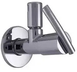 "JS DESIGN-TEC ECKVENTIL,N.SELBSTD ATHENA,1/2",HOCHGLANZ CHROM,DVGW"