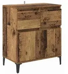 vidaXL Sideboard Altholz 60 x 35 x 70 cm Verbundholz und Eisen