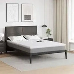 vidaXL Matratzenauflage Wei&szlig; 140 x 200 cm Jacquard Stoff