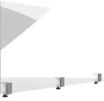 magnetoplan Raumteiler Transparent Acryl 11029120