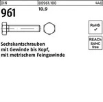 Sechskantschraube DIN 961 VG M16x1,5x 40 10.9 50 St&uuml;ck