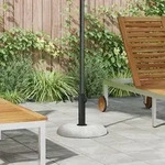 vidaXL Parasolst&auml;nder f&uuml;r 37/42/52/58mm Pfosten Hellgrauer Beton 20 kg
