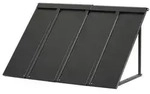 VEVOR Fenstermarkise 112,5x61x61 cm, T&uuml;rvordach, Markisen, _berdachung mit