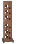 vidaXL Regal Braun 20 x 25 x 100 cm Massives Mahagoni Holz