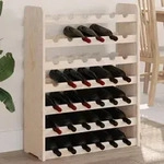 vidaXL Weinregal 67,5x25x87 cm Massivholz Kiefer