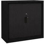 vidaXL Schiebet&uuml;renschrank Stahl 90x40x90 cm Stahl