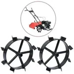 vidaXL Metallr&auml;der f&uuml;r 6,5 PS Benzin-Gartenfr&auml;se 2 Stk.