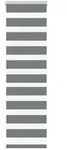 vidaXL Zebrarollo Dunkelgrau 40x100 cm Stoffbreite 35,9 cm Polyester