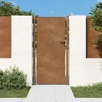 vidaXL Gartentor 105x180 cm Cortenstahl