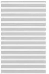 vidaXL Zebrarollo Hellgrau 140x230 cm Stoffbreite 135,9 cm Polyester