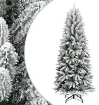 vidaXL K&uuml;nstlicher Weihnachtsbaum Beschneit 150 cm PVC&PE