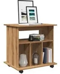 vidaXL Rollcontainer Artisan-Eiche 60x45x60 cm Holzwerkstoff