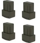 MUNK Innenschuh f&uuml;r Regalleiter 30x20mm 4 St&uuml;ck