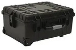 vidaXL Flugkoffer mit Rollen Schwarz 58x45x27 cm PP