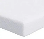 vidaXL Matratzenauflage Wei&szlig; 80 x 200 cm Jacquard Stoff