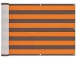 vidaXL Balkonsichtschutz Orange und Braun 75 x 200 cm