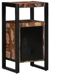 vidaXL Badschrank Mehrfarbig 40x35x75 cm Massivholz Recycelt