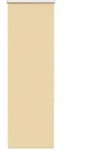 vidaXL Verdunkelungsrollo Beige 40x130cm Stoffbreite 35,7 cm Polyester